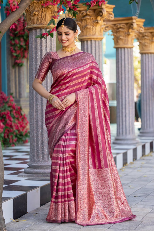 Kavya Banarasi Soft Silk Saree