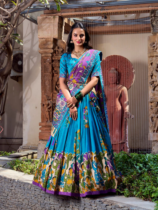 Blue lehnaga chholi