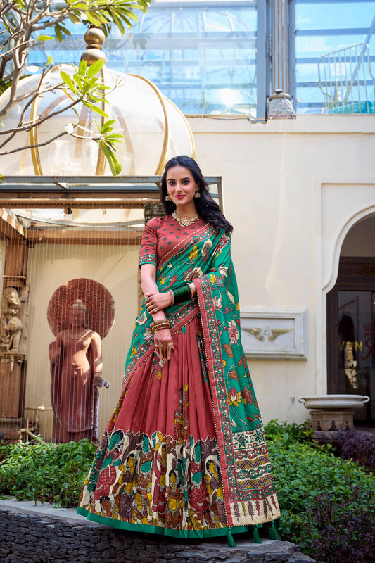Red And Green lehnaga chholi