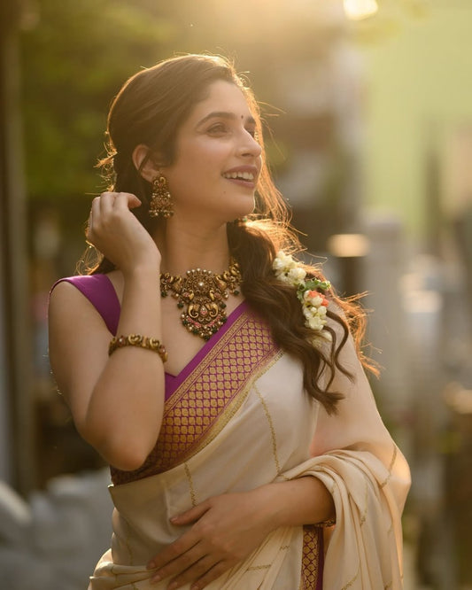 Aaditi Banarasi Soft Silk Saree