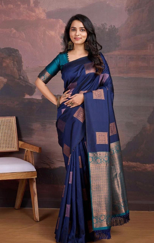 JEEYA-BANARASI SOFT SILK SAREE